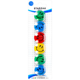 MAGNES MIX EMOTICONS II COL. 30MM, 6PCS