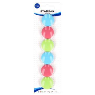 MAGNET MIX PASTEL 30MM, 6PCS