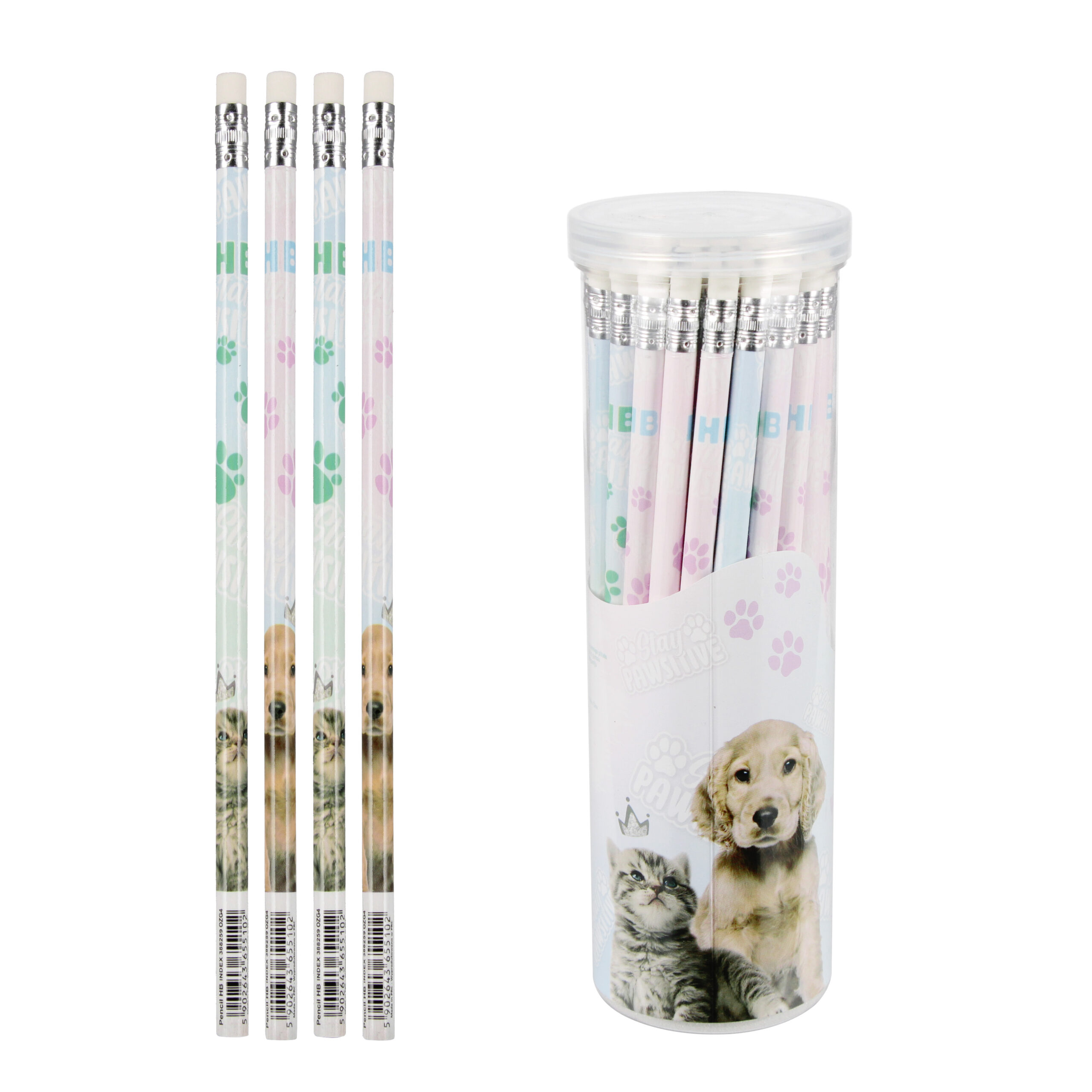 PENCIL WITH ERASER 48 PCS