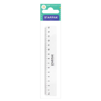 PLASTIC RULER 15CM