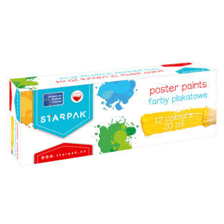POSTER PAINTS 12 COL. 20ML