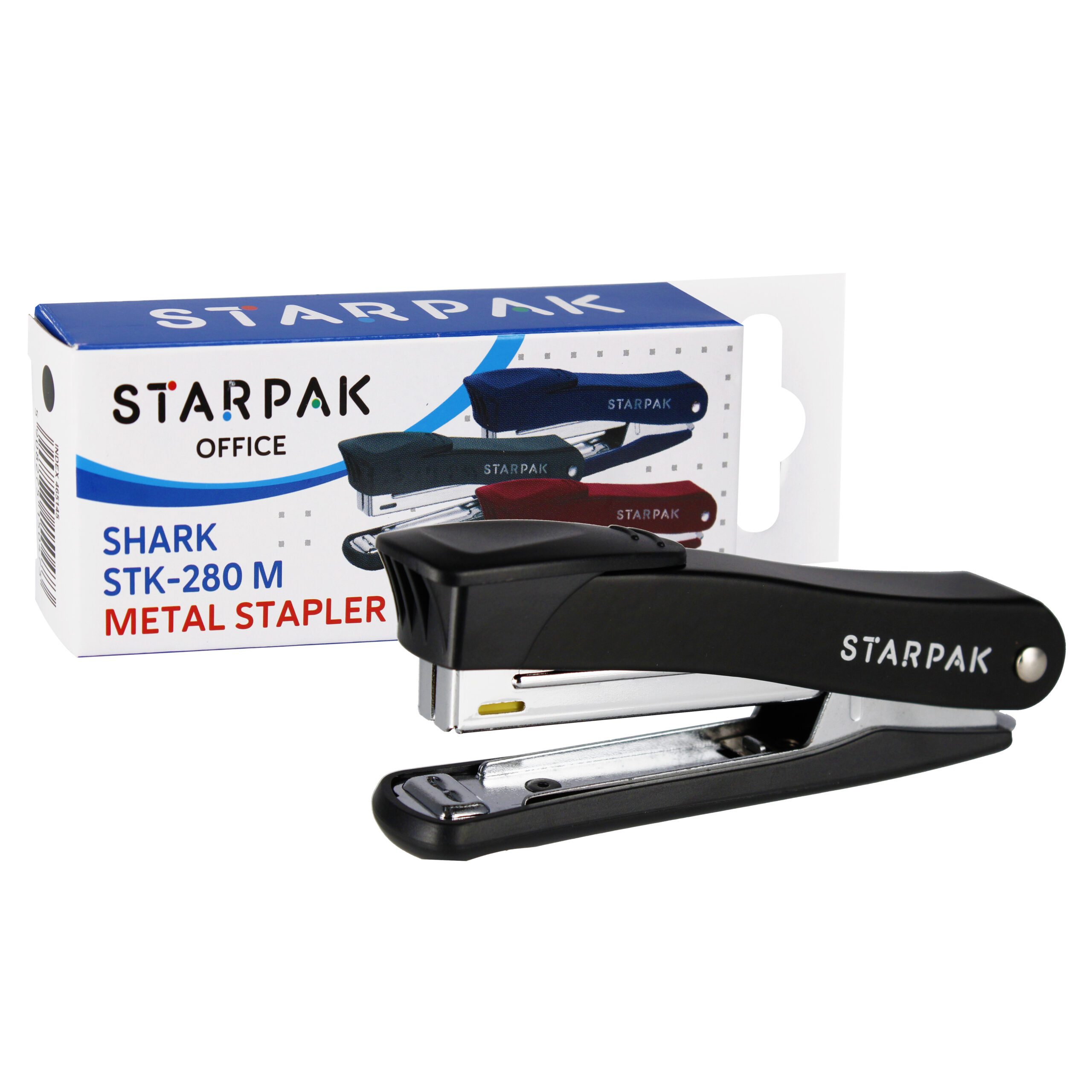 PLASTIC STAPLER SHARK STK-280 P BLACK