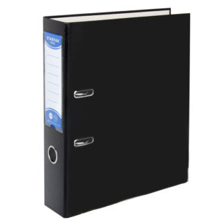 BINDER WITH FITTINGS A4/75 BLACK