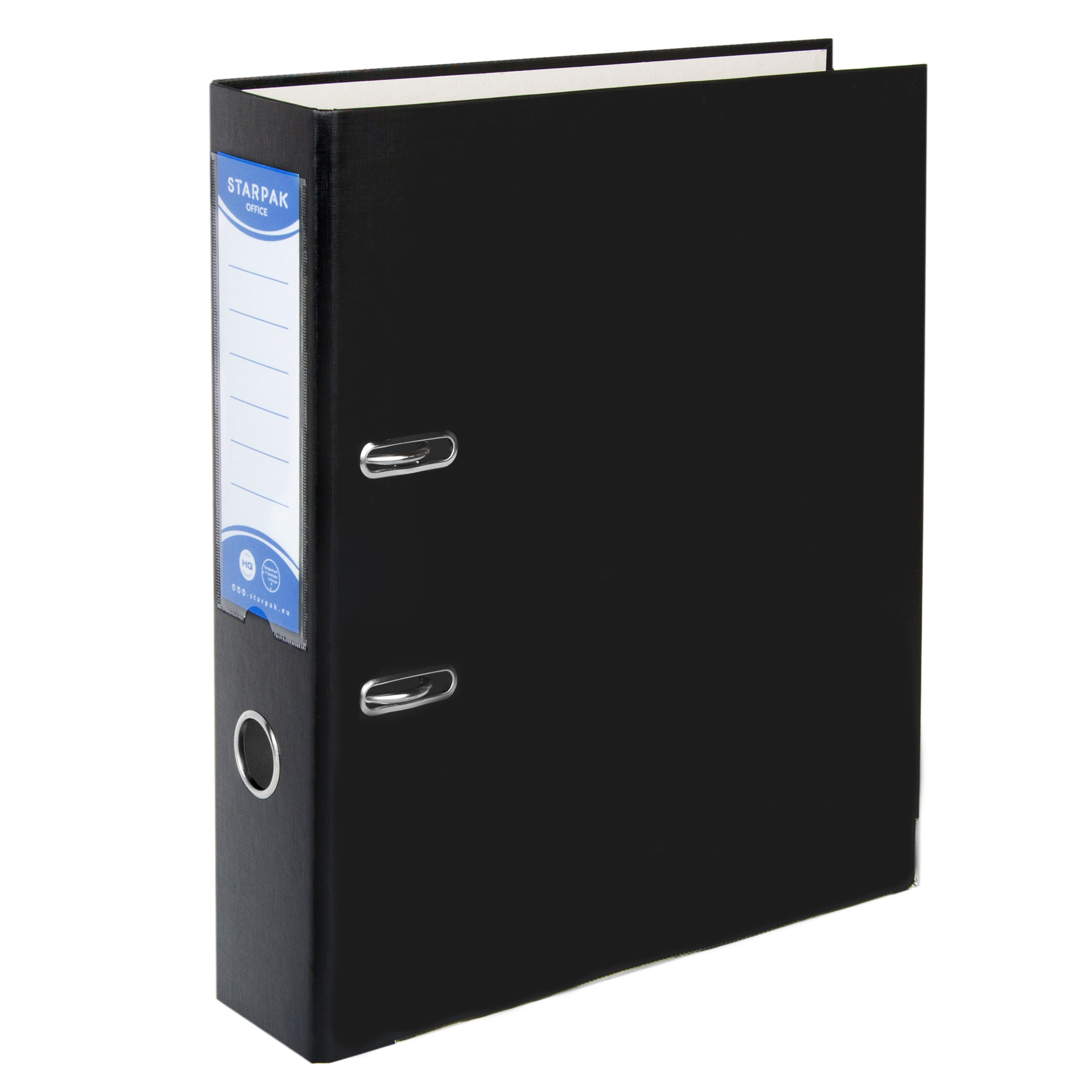 BINDER WITH FITTINGS A4/75 BLACK