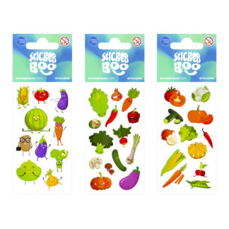 STICKERS 6,6X18CM VEGETABLES