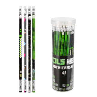 PENCIL WITH ERASER 48 PCS