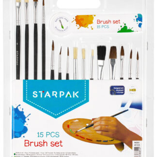 NATURAL BRUSH SET 15 PCS