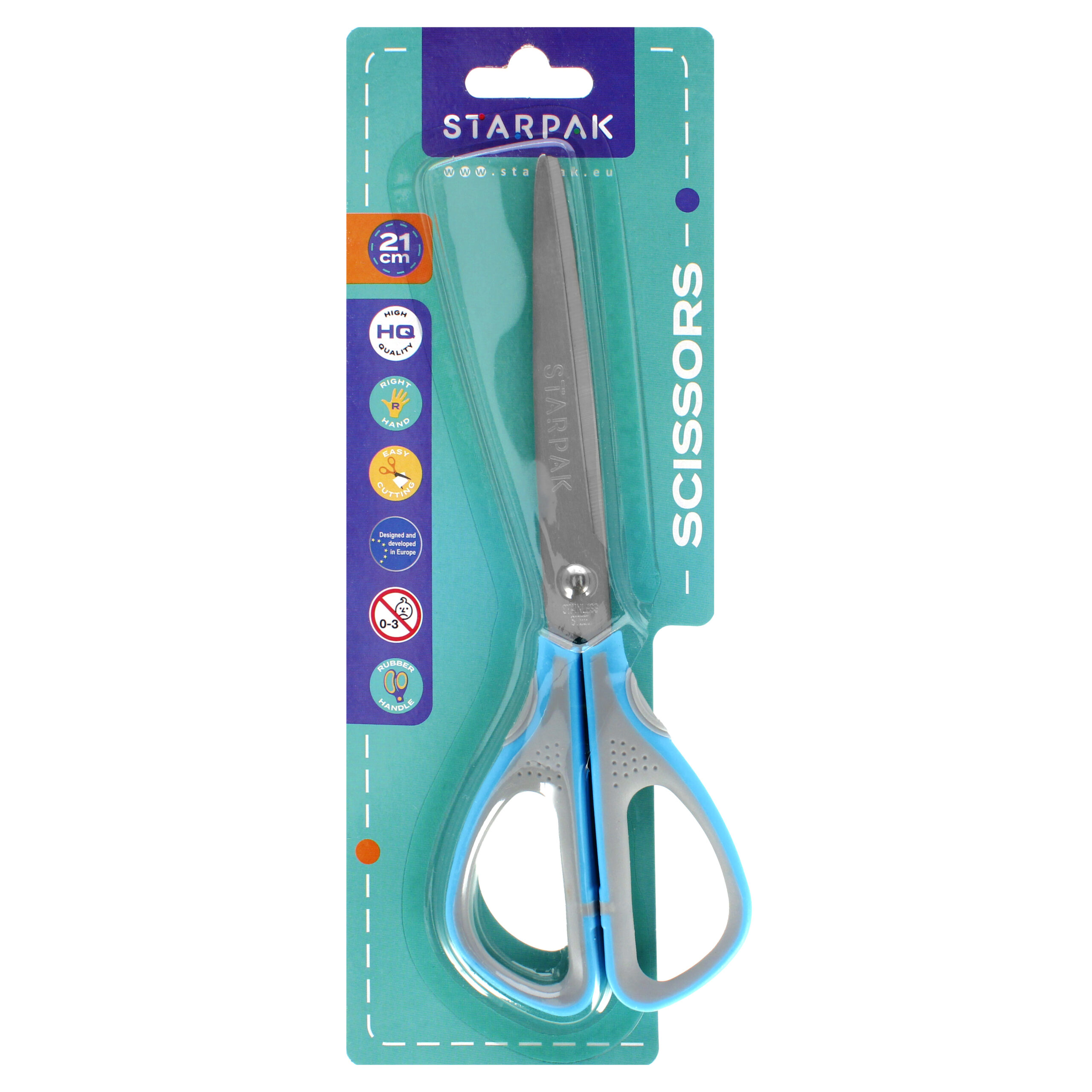 SCHOOL SCISSORS 21CM