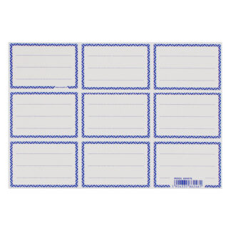 EXERCISE BOOK STICKERS FRAME