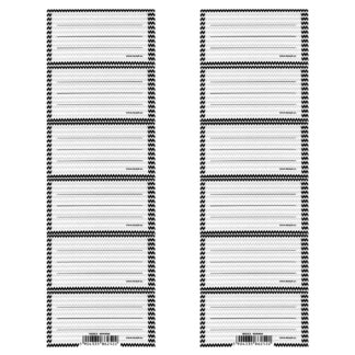 EXERCISE BOOK STICKERS FRAME BLACK&WHITE