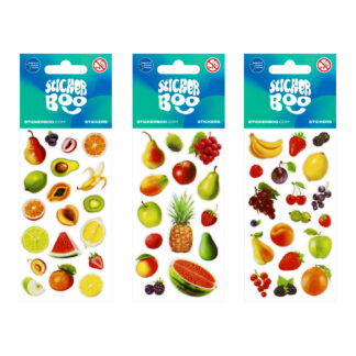 STICKERS 6,6X18CM FRUITS 2