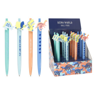 RETRACTABLE BALL PEN DINO WORLD