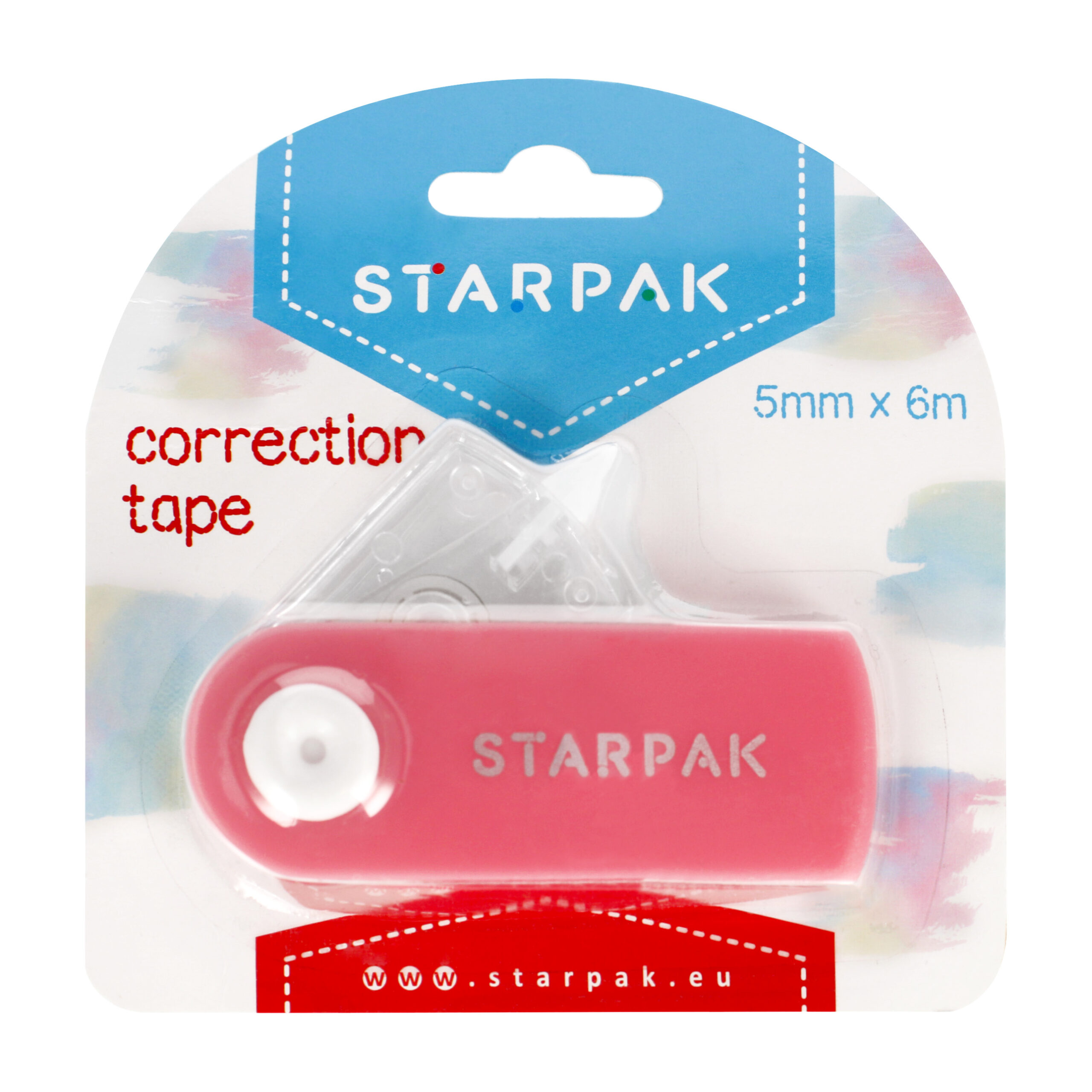 CORRECTION TAPE 5MM/6M STK PINK