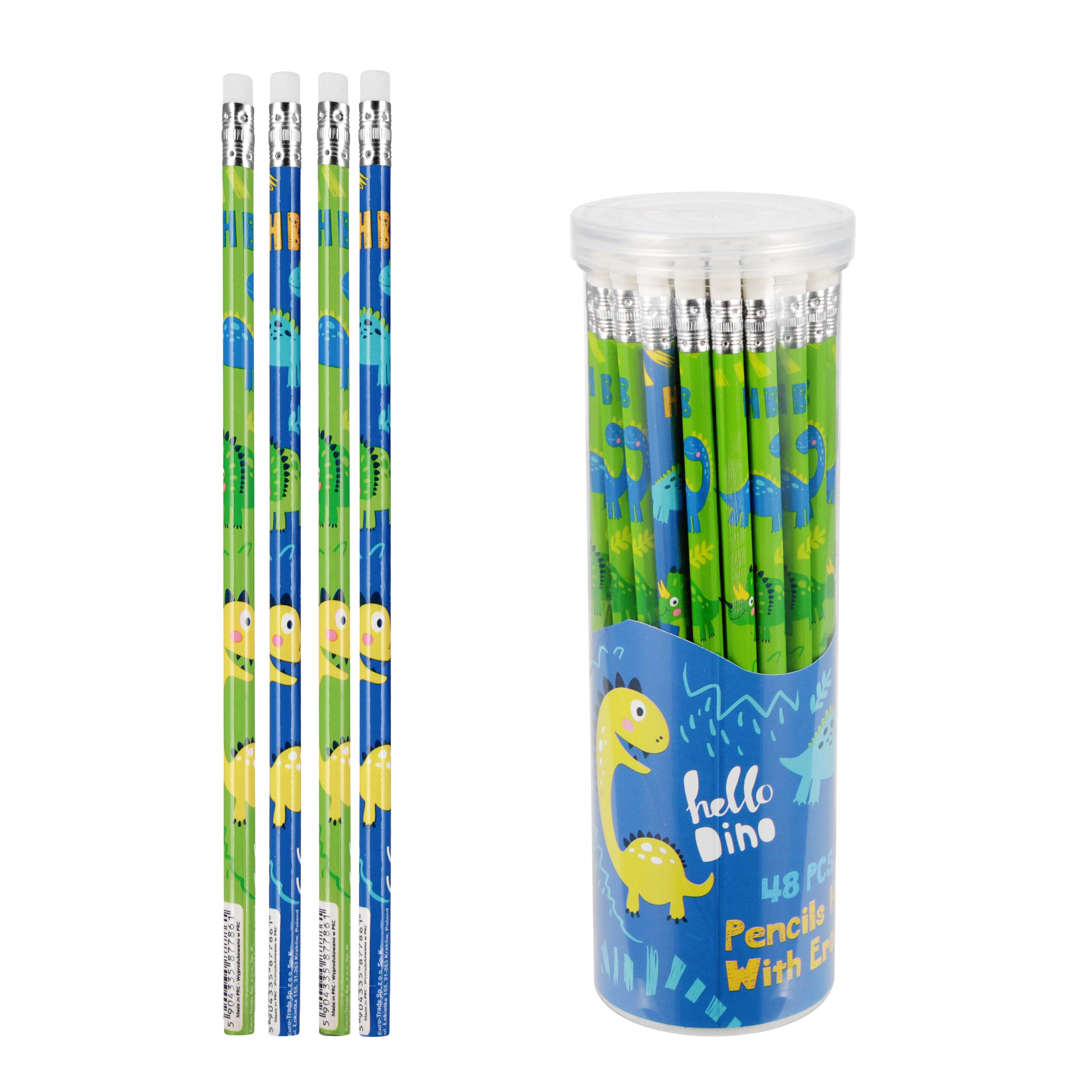 PENCIL WITH ERASER 48 PCS