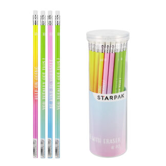 PENCIL WITH ERASER 48 PCS