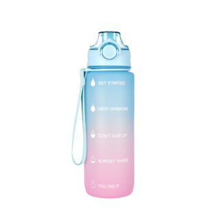 WATER BOTTLE 750 ML , BLUE-PINK