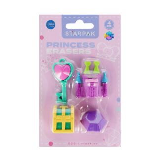 ERASERS 3D PUZZLE 4 PCS PRINCESS