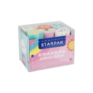 ERASERS 6 PCS UNICORN