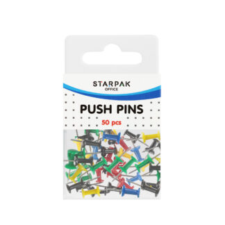 COLOUR PUSH PINS, 50 PCS