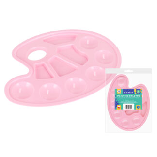 PLASTIC PAINTING PALETTE PASTEL PINK