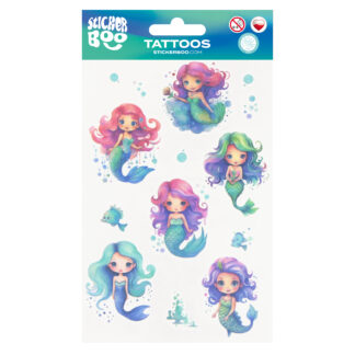 TATTOOS 10X17,5CM MERMAID