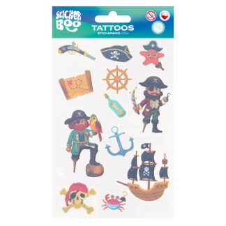 TATTOOS 10X17,5CM PIRATES