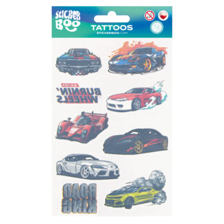 TATTOOS 10X17,5CM CARS