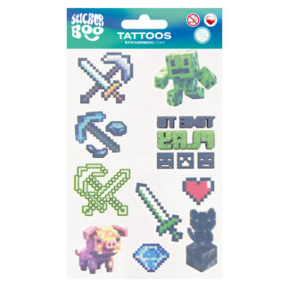 TATTOOS 10X17,5CM PIXEL