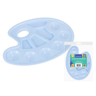 PLASTIC PAINTING PALETTE PASTEL BLUE