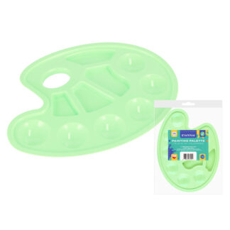 PLASTIC PAINTING PALETTE PASTEL GREEN
