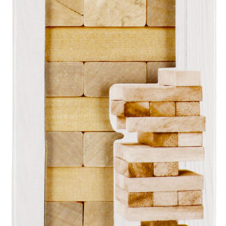 BABY TOYS - WOODEN DUMBLE TOWER GAME WB 8X29X8