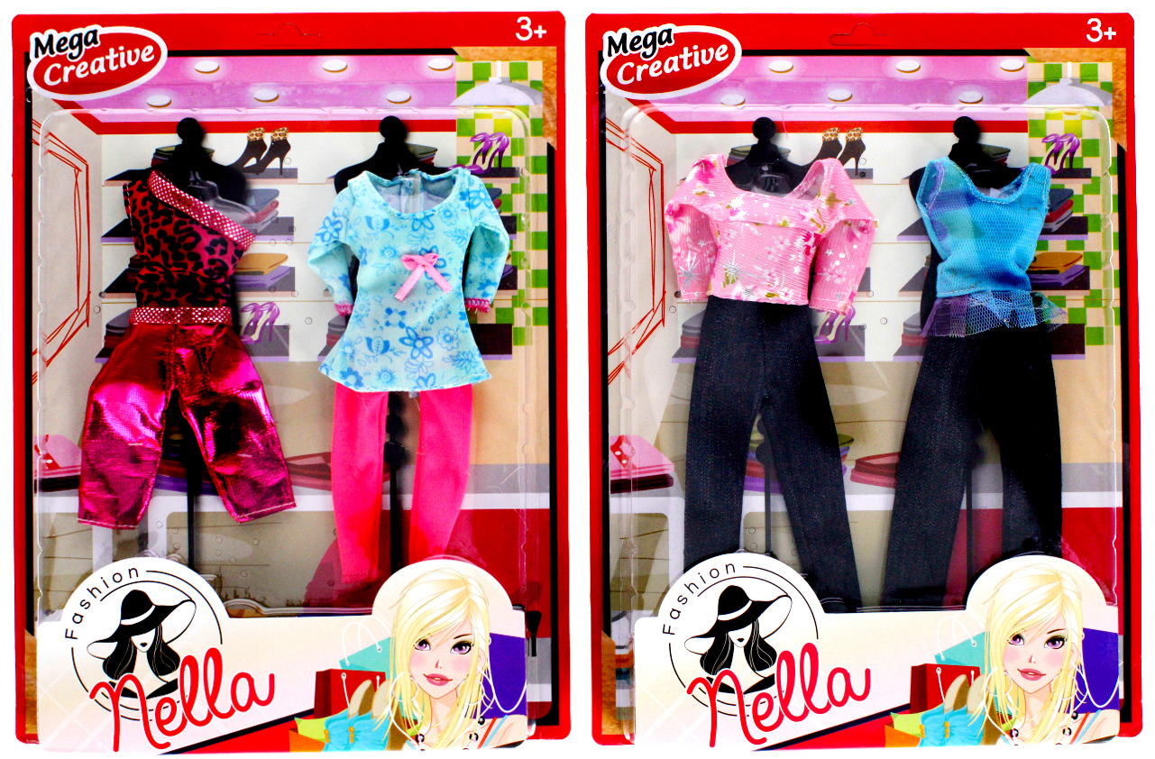 NELLA DOLL ACCESSORIES CLOTHES B/C 25X33X3