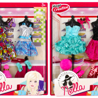 NELLA -DOLL ACCESSORIES CLOTHES B/C 25X33X3