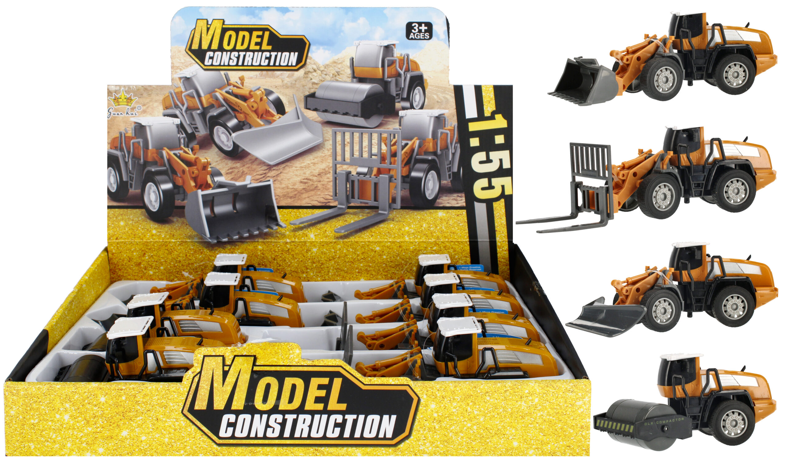 CAR - CONSTRUCTION CAR 20 CM DISP 22CM