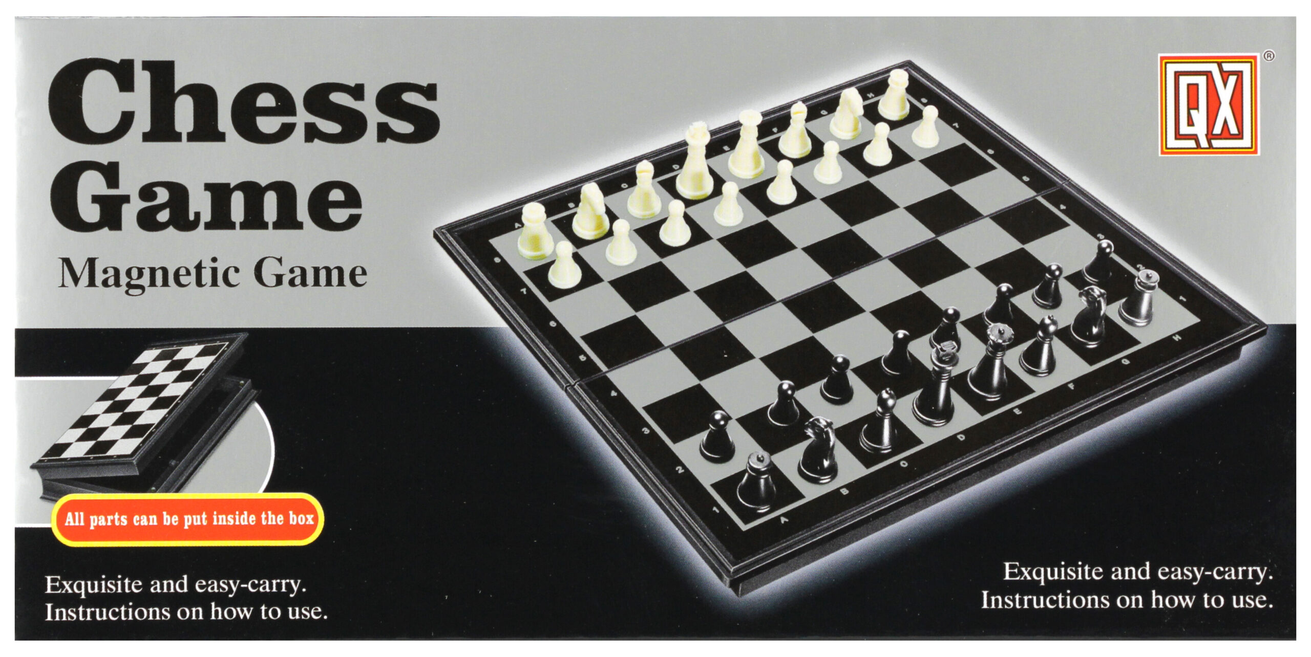 CHESS GAME MAGNETIC COLOUR BOX 20X10X4