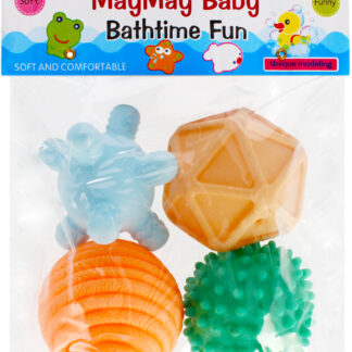 BATH TOYS 4PCS BALLS PBH 18X23
