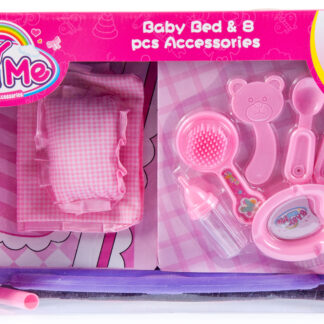 BED FOR DOLL+ACCESS. WB  47X21X29