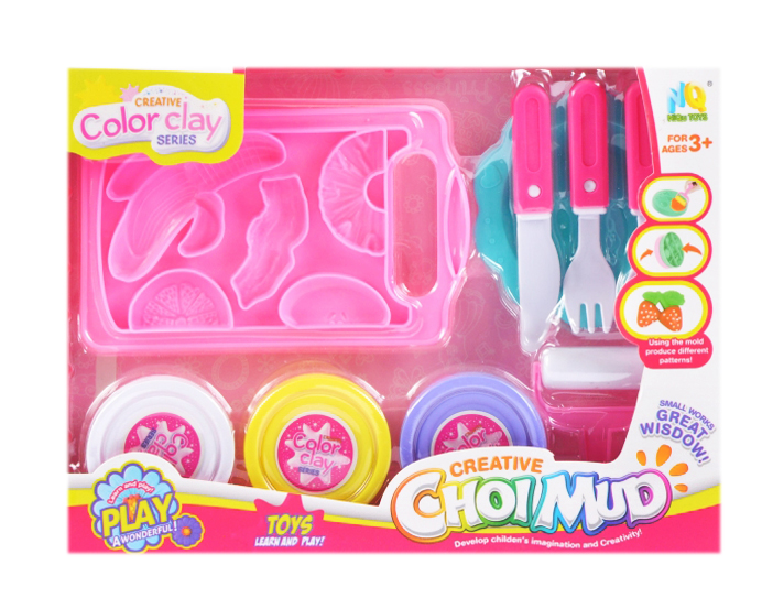 COLOUR DOUGH SET +ACCEES. BOX 27X20X4