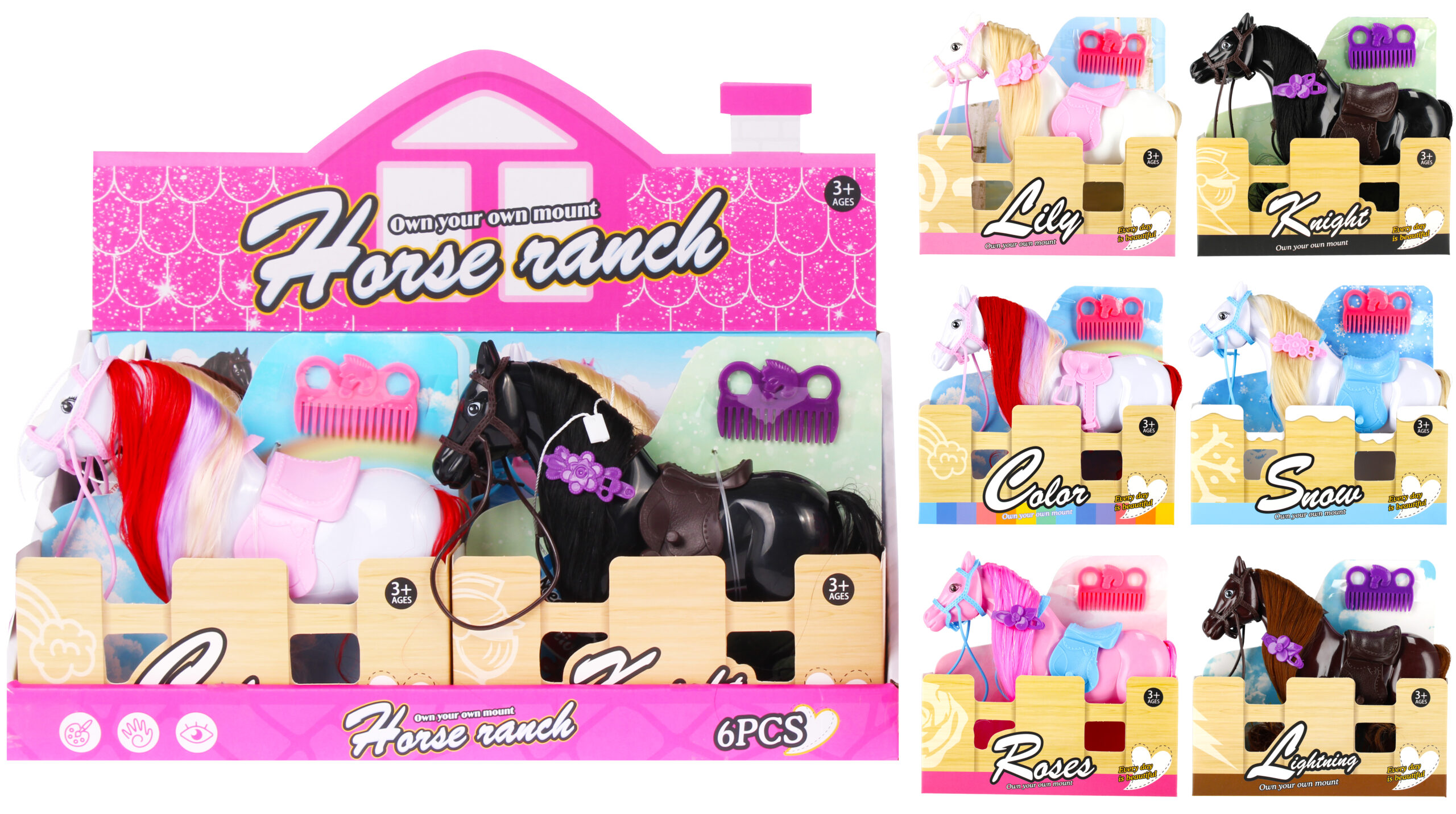 HORSE +ACCESS DISP 17X17X5