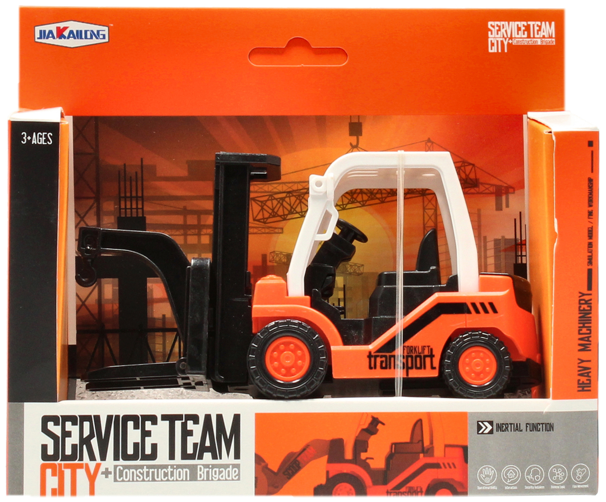 CAR - CONSTRUCTION CAR FORKLIFT WB 19X15X8