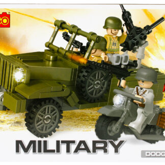 BLOCKS - CONSTRUCTION BLOCKS MILITARY 251PCS 35X25X7