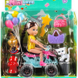 DOLL 15CM+QUAD+ACCESS. MC WB 24X29X9