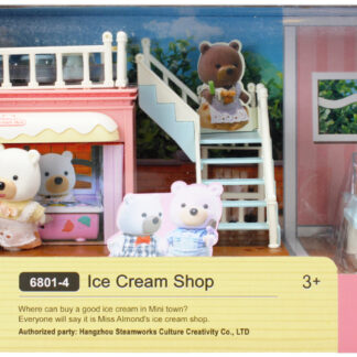 ICE CREAM SHOP B/O BEAR WB 42X20X17
