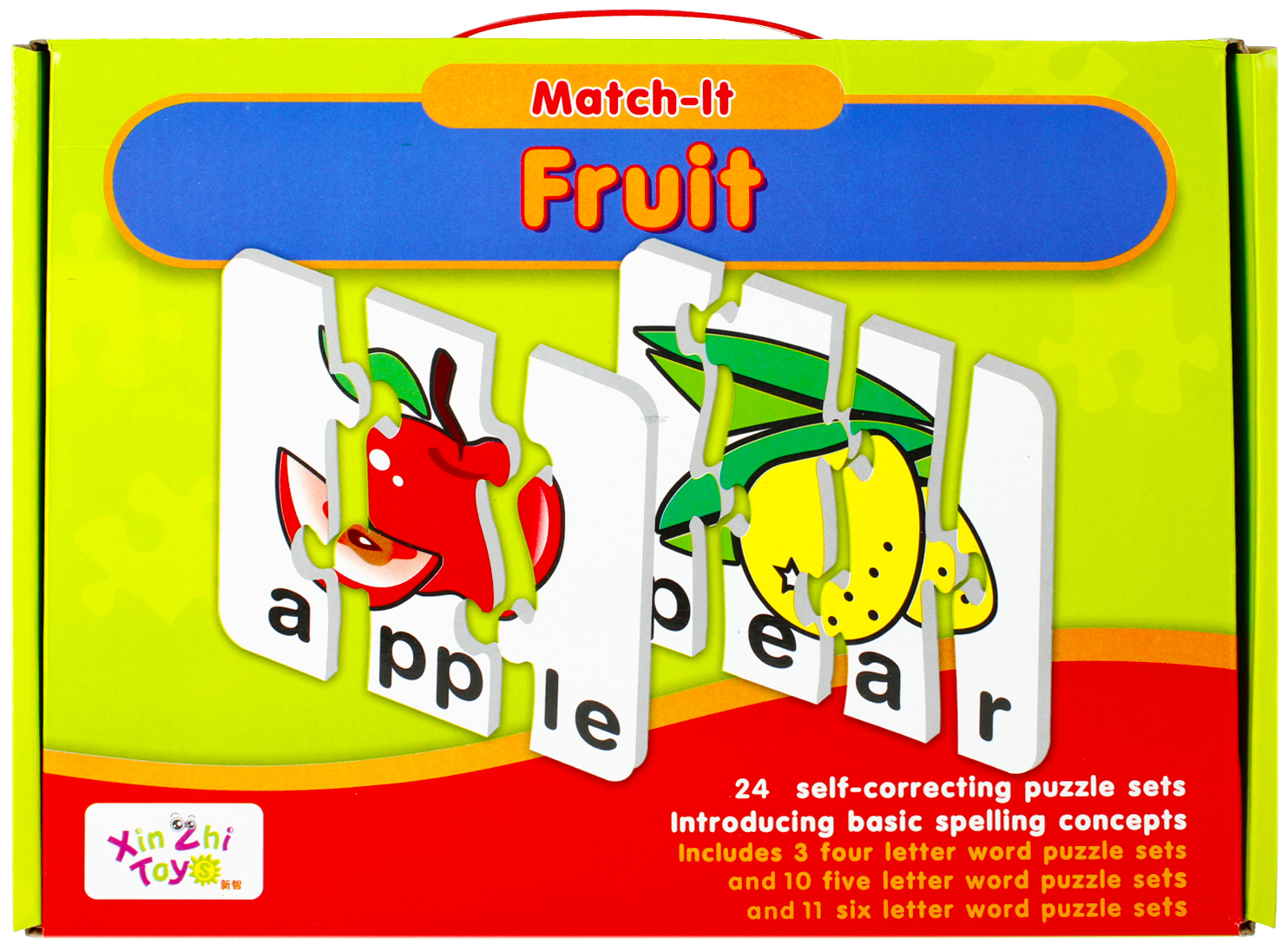 GAME - FRUITS PUZZLE SET BOX 29X22X6