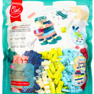 BLOCKS - CONSTRUCTION BLOCKS 120PCS BAG 22X27X6