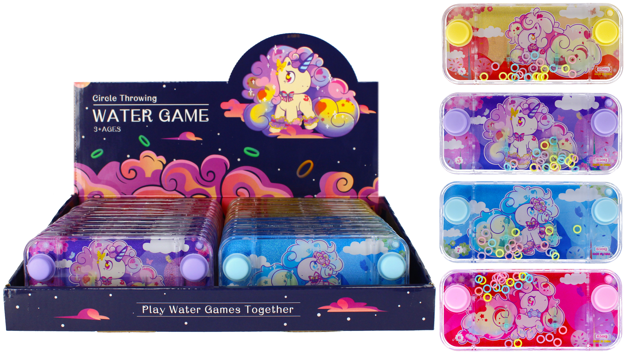 GAME - WATER GAME UNICORN DISP 16X7