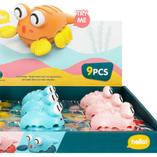 ANIMALS - CRAB ON WHEELS P/B DISP 12CM