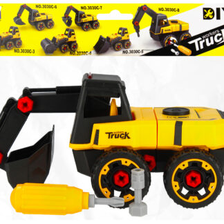 CAR - CONSTRUCTION CAR DIY SET (EXCAVATOR) PBH 29X21X13
