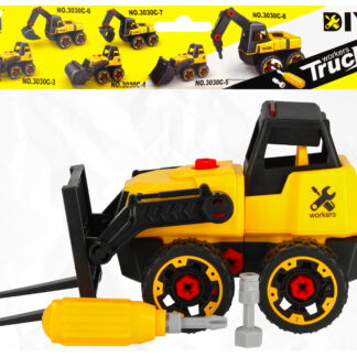 CAR - CONSTRUCTION CAR DIY SET ( FORKLIFT) PBH 29X21X13