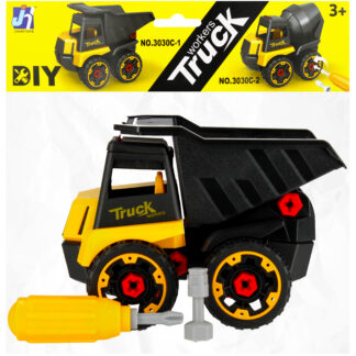 CAR - CONSTRUCTION CAR DIY SET ( DUMPER TRUCK) PBH 23X21X13